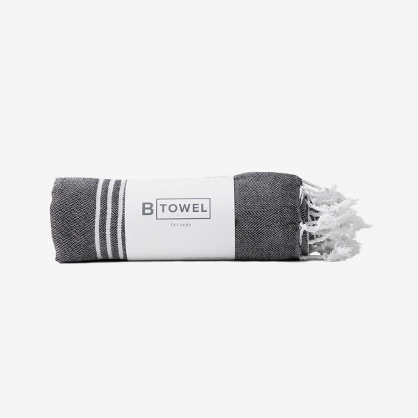 B TOWEL - Full Body - Black