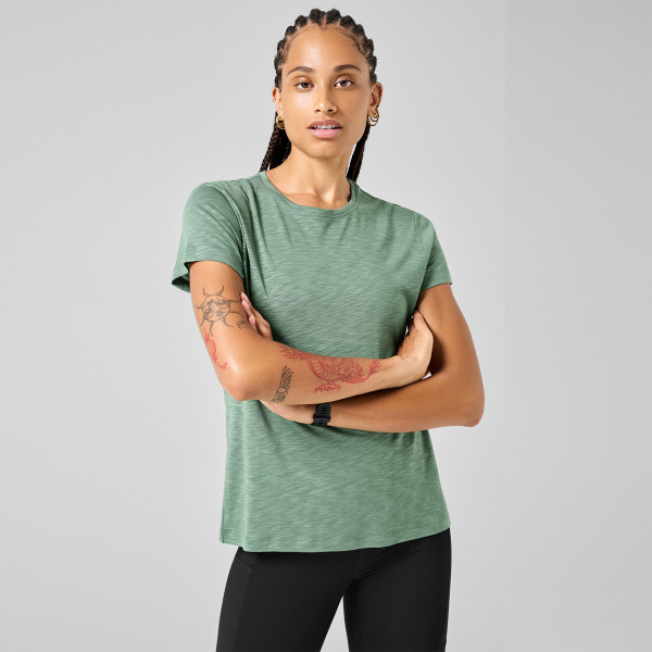 T-Shirt Soft Texture - Dusty Green