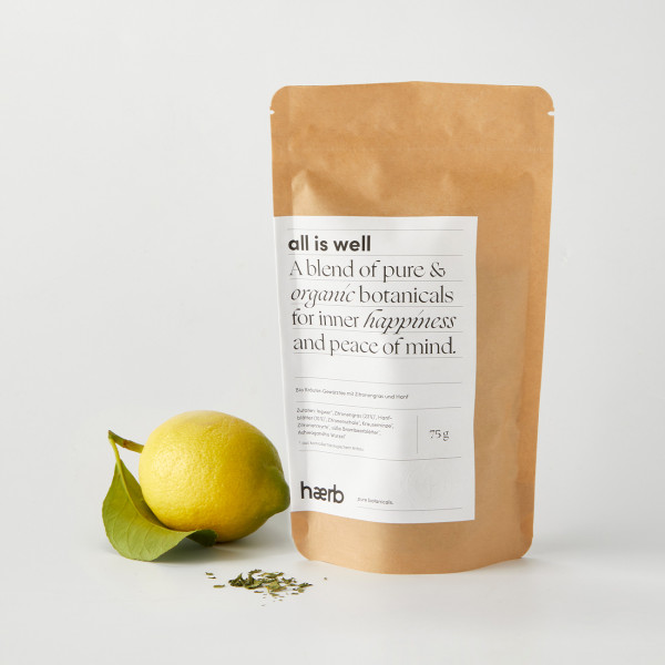 Tee All Is Well – Zitronengras & Hanf