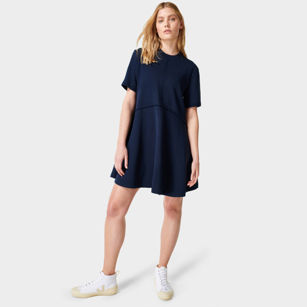 Revive T-Shirt Dress - Navy Blue